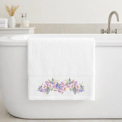 Πετσέτα Μπάνιου 70×140εκ Violet White