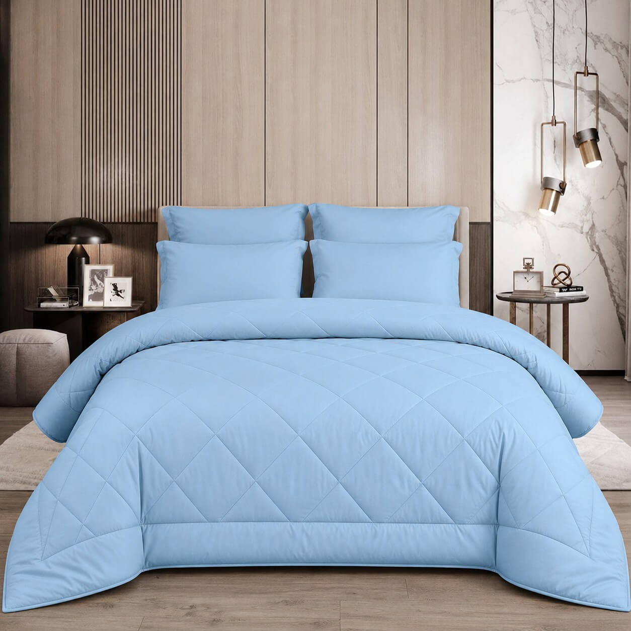 Πάπλωμα Υπέρδιπλο 220x240 Blue