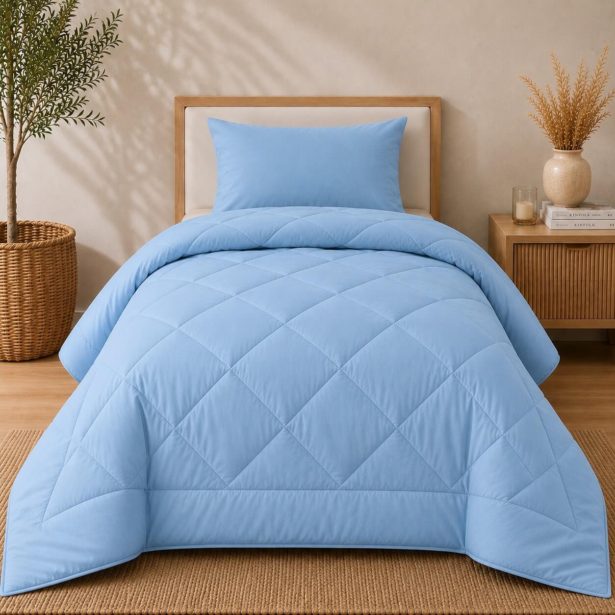 Πάπλωμα Μονό 160x240 Blue