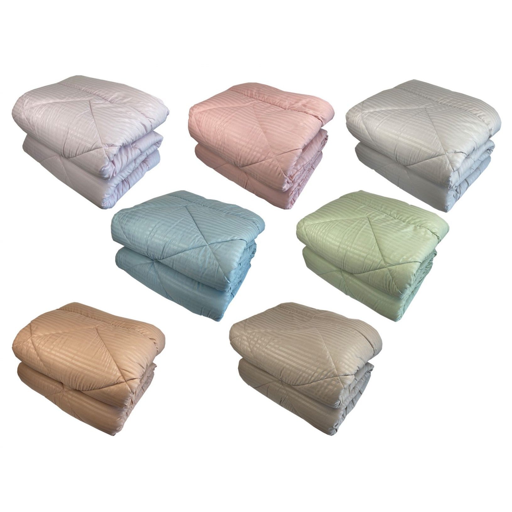 Πάπλωμα Σατέν Ριγέ Μονό 160x240εκ Zephyr