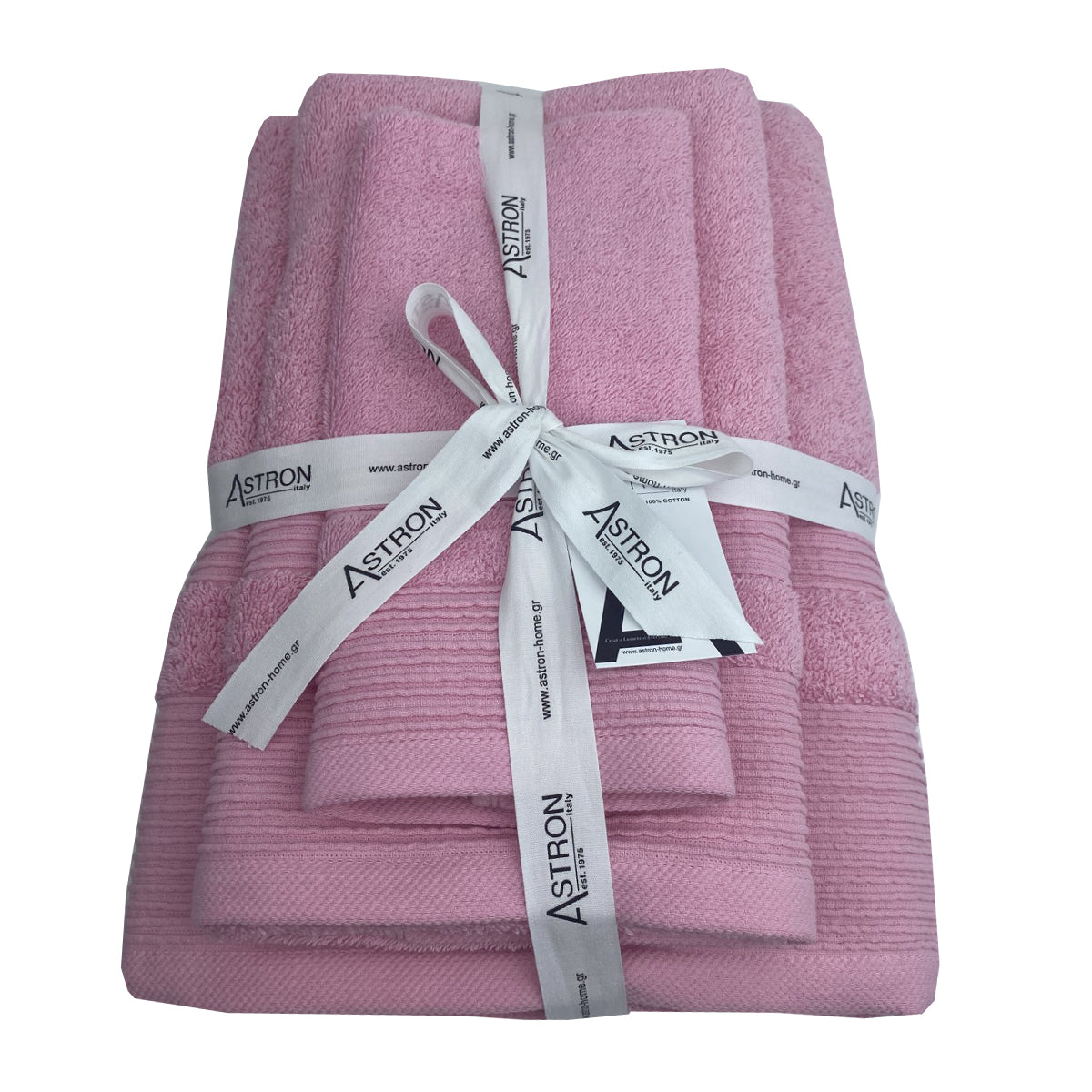 Πετσέτες Σετ 3 Τμχ Pink