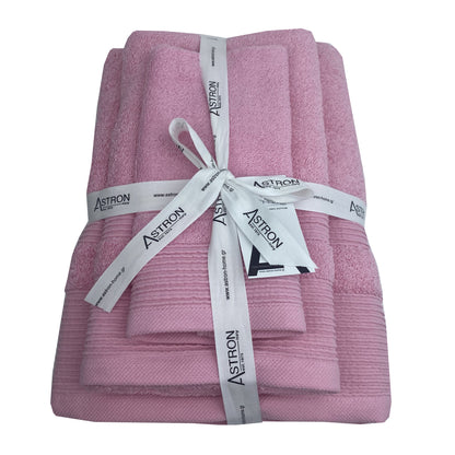 Πετσέτες Σετ 3 Τμχ Pink