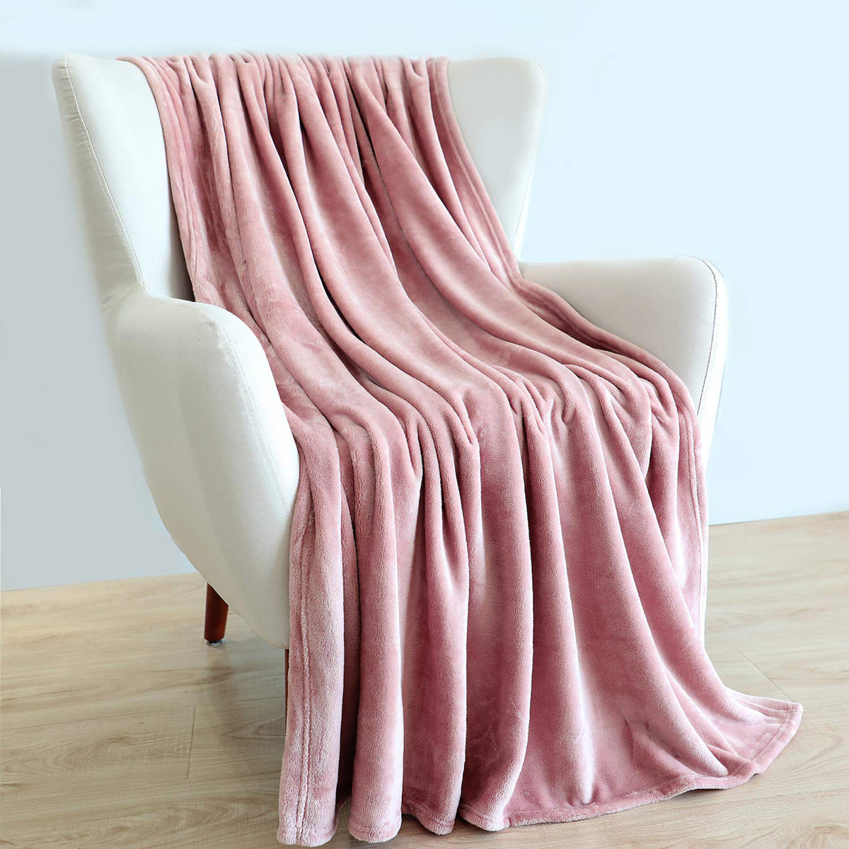 Κουβέρτα Καναπέ / Διακοσμητικό Ριχτάρι 130x160εκ Dusty Rose