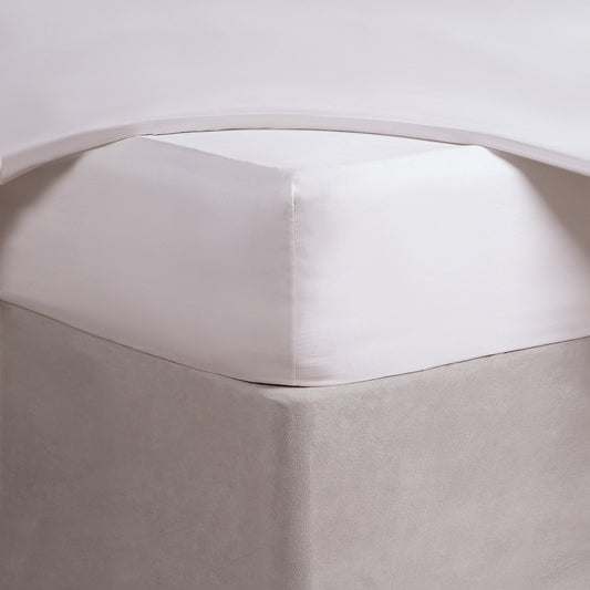 Σεντόνι Ξενοδοχείου με Λάστιχο 100x200+35εκ 52% Cotton 48% Polyester 144tc