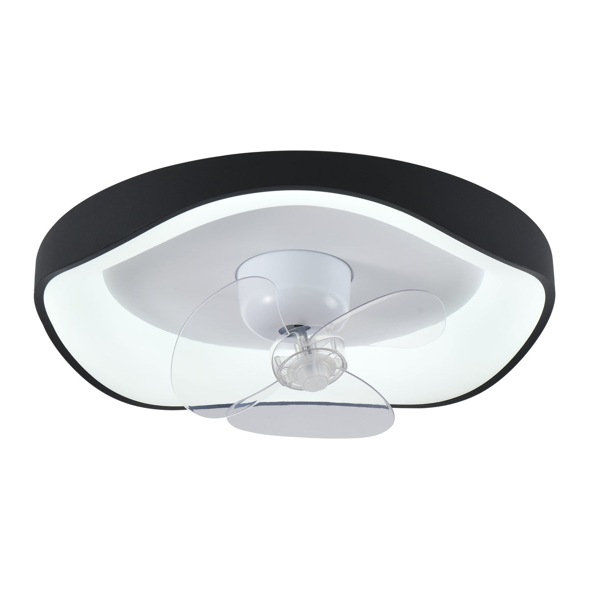 CFC 9509# BK ΑΝΕΜΙΣΤΗΡΑΣ ΜΑΥΡΟΣ ΟΡΟΦΗΣ ΚΙΝΟΥΜΕΝΗ ΚΕΦΑΛΗ 30W LED 3 COLORS DIMMER CONTROL Φ50x20