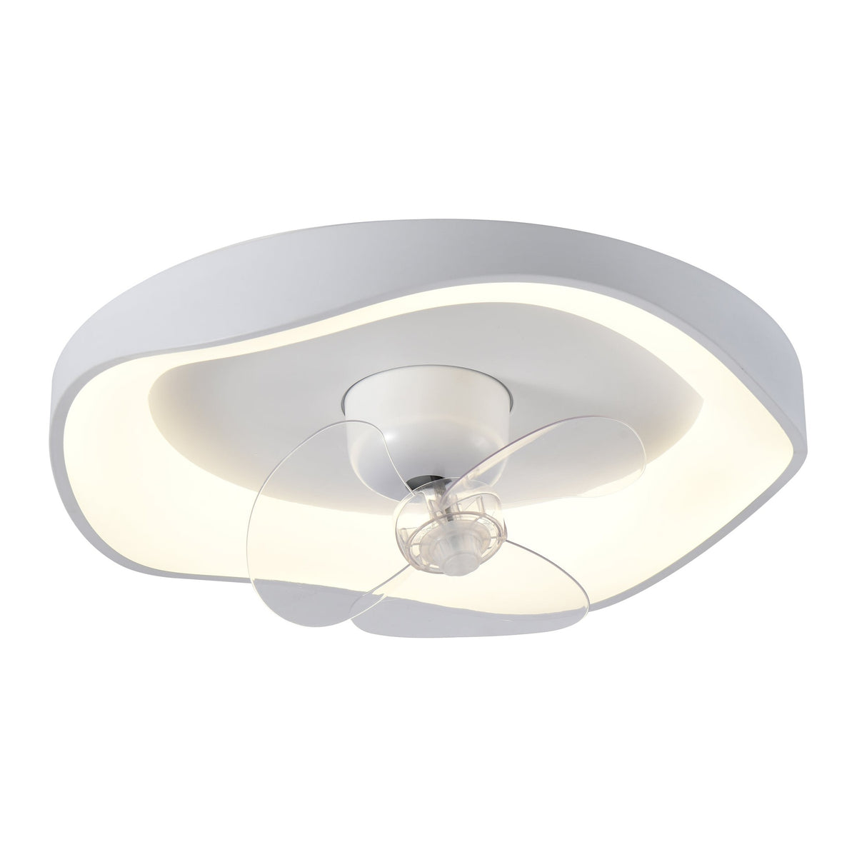 CFC 9509# WH ΑΝΕΜΙΣΤΗΡΑΣ ΛΕΥΚΟΣ ΟΡΟΦΗΣ ΚΙΝΟΥΜΕΝΗ ΚΕΦΑΛΗ 30W LED 3 COLORS DIMMER CONTROL Φ50x20