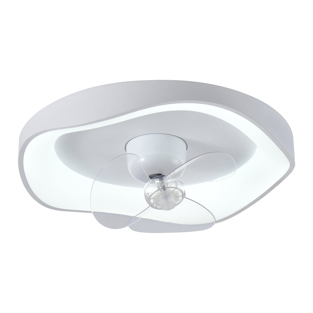 CFC 9509# WH ΑΝΕΜΙΣΤΗΡΑΣ ΛΕΥΚΟΣ ΟΡΟΦΗΣ ΚΙΝΟΥΜΕΝΗ ΚΕΦΑΛΗ 30W LED 3 COLORS DIMMER CONTROL Φ50x20