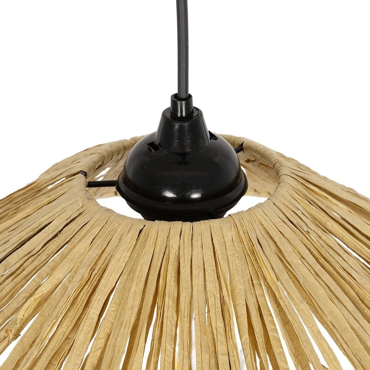CHAPEAU 205-0086 Boho Κρεμαστό Φωτιστικό Οροφής με Ντουί 1 x E27 AC 220-240V IP20 - Μπεζ - M41 x Π41 x Υ17