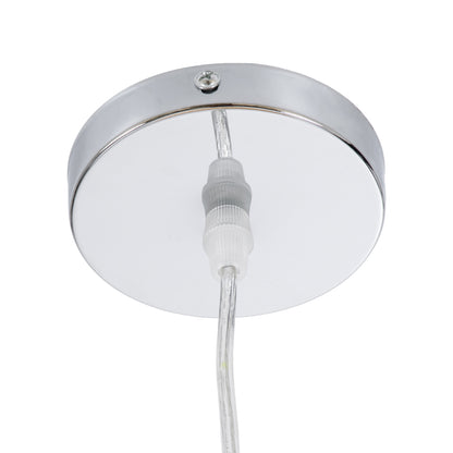 CHEOPE 01599 Boho Κρεμαστό Φωτιστικό Οροφής με Ντουί 1 x E27 AC 220-240V IP20 - Μπεζ - Μ45 x Π45 x Υ35
