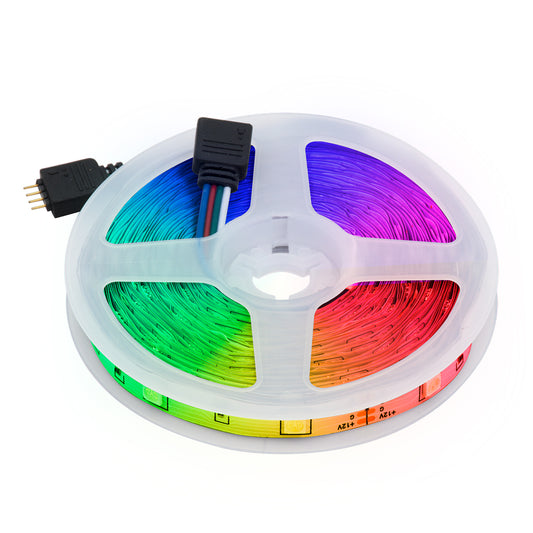 CHROMAWAVE 85813 Σετ Ταινίας με Τροφοδοτικό με IR Ασύρματο Χειριστήριο & Λειτουργία μέσω WiFi APP LED 72W 4320lm 120° AC 220-240V IP20 600 x SMD5050 Chip Πολύχρωμο RGB Dimmable - Sanan SMD Chip - Μ1000 x Π1 x Υ0.3 - Δύο Ρολά 5 Μέτρων
