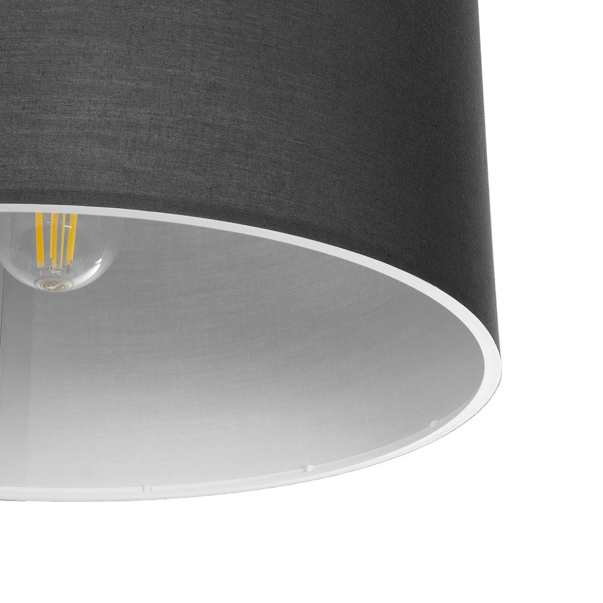 CILIO 203-0158 Μοντέρνο Φωτιστικό Οροφής με Ντουί 1 x E27 AC 220-240V IP20 - Γκρι - Μ38 x Π38 x Υ23