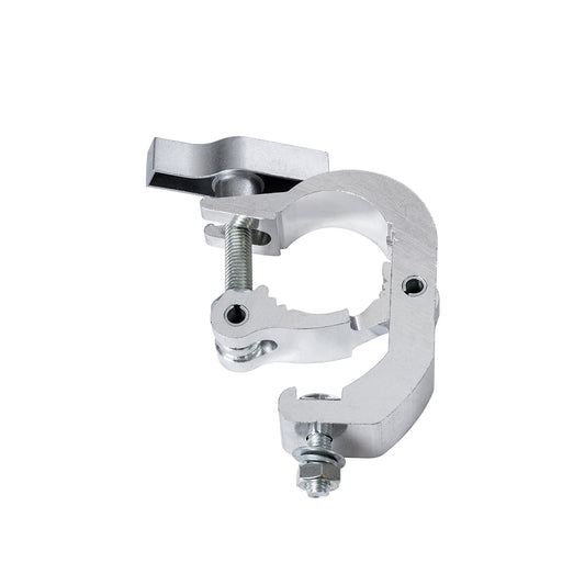 CLAMPS 51185 Επαγγελματικός Γάντζος Hook Αλουμινίου Ύψηλης Αντοχής για Κρέμαση, Στήριξη & Τοποθέτηση Προϊόντων Stage σε Τράσες - Μ17 x Π12 x Υ3cm - Χρώμιο