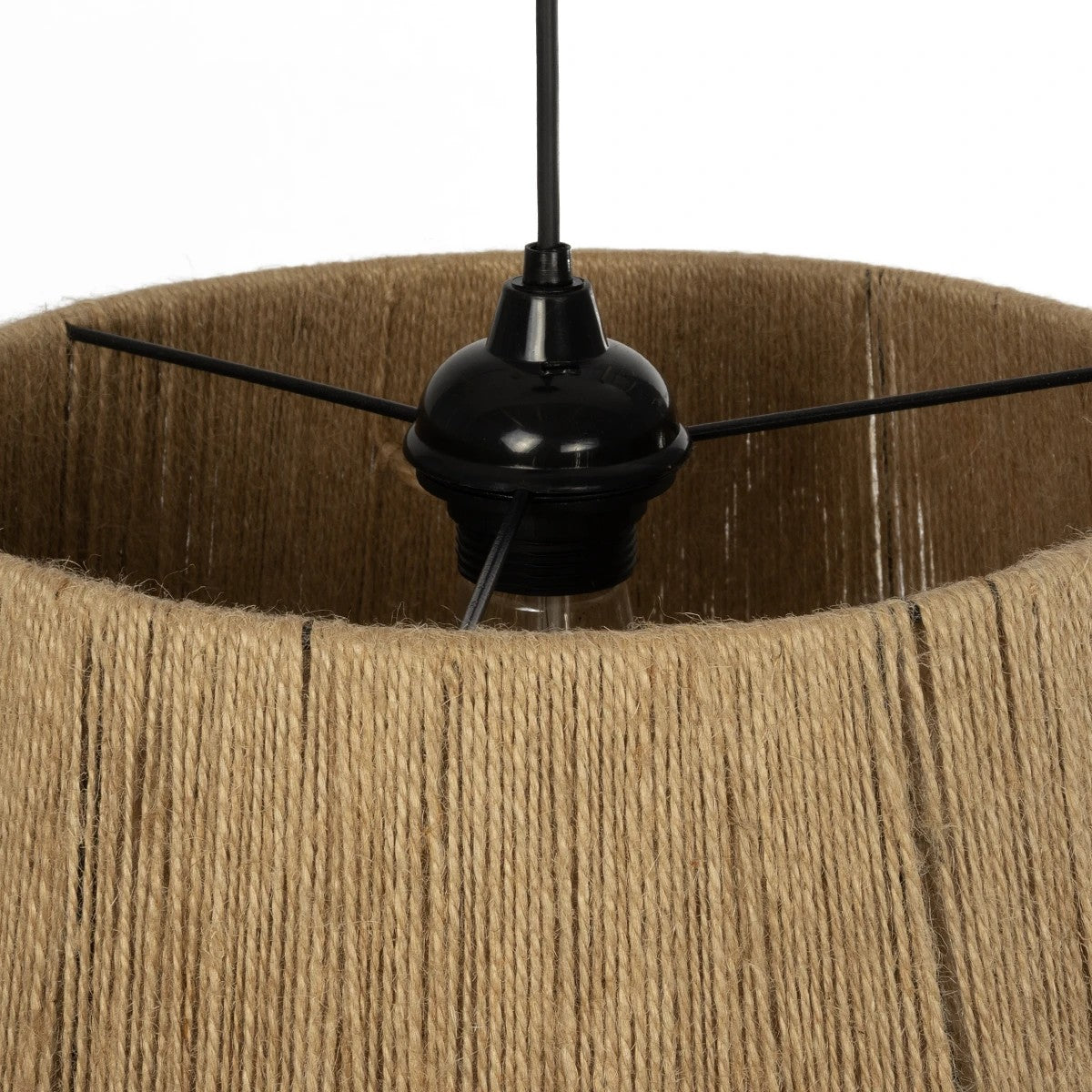 CONE 205-0057 Boho Κρεμαστό Φωτιστικό Οροφής με Ντουί 1 x E27 AC 220-240V IP20 - Μπεζ - M38 x Π38 x Υ34