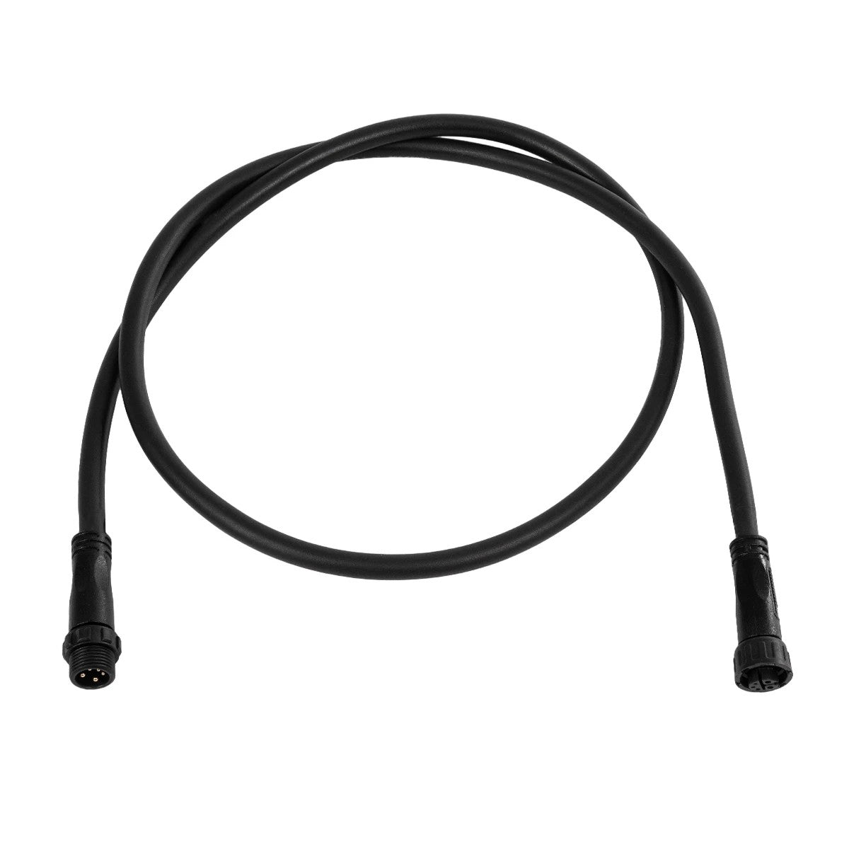 CONNECTOR 60958 5 Pin Καλώδιο/Επέκταση Ι 1 Μέτρου με Είσοδο 1 x Αρσενικό Βύσμα & Έξοδο 1 x Θηλυκό Βύσμα Αδιάβροχο IP68 - Μαύρο - Μ100 x Π1.6 x Υ1.6