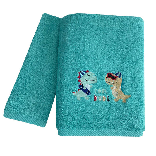 Παιδικές Πετσέτες (Σετ 2 Τεμ) Cool Dino