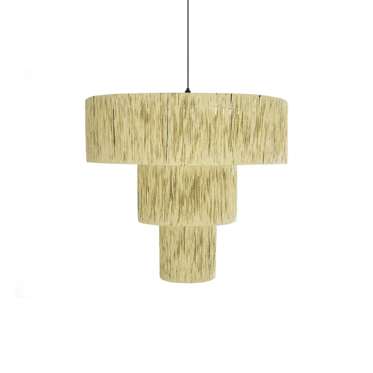 COROIN 205-0035 Boho Κρεμαστό Φωτιστικό Οροφής με Ντουί 1 x E27 AC 220-240V IP20 - Μπεζ - M70 x Π70 x Υ64