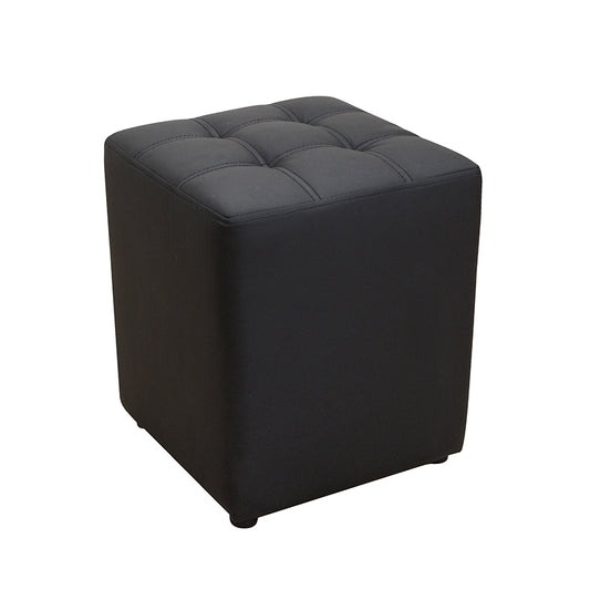 CUBE BLACK PU ΣΚΑΜΠΟ 35x35x42