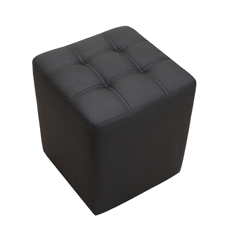 CUBE BLACK PU ΣΚΑΜΠΟ 35x35x42