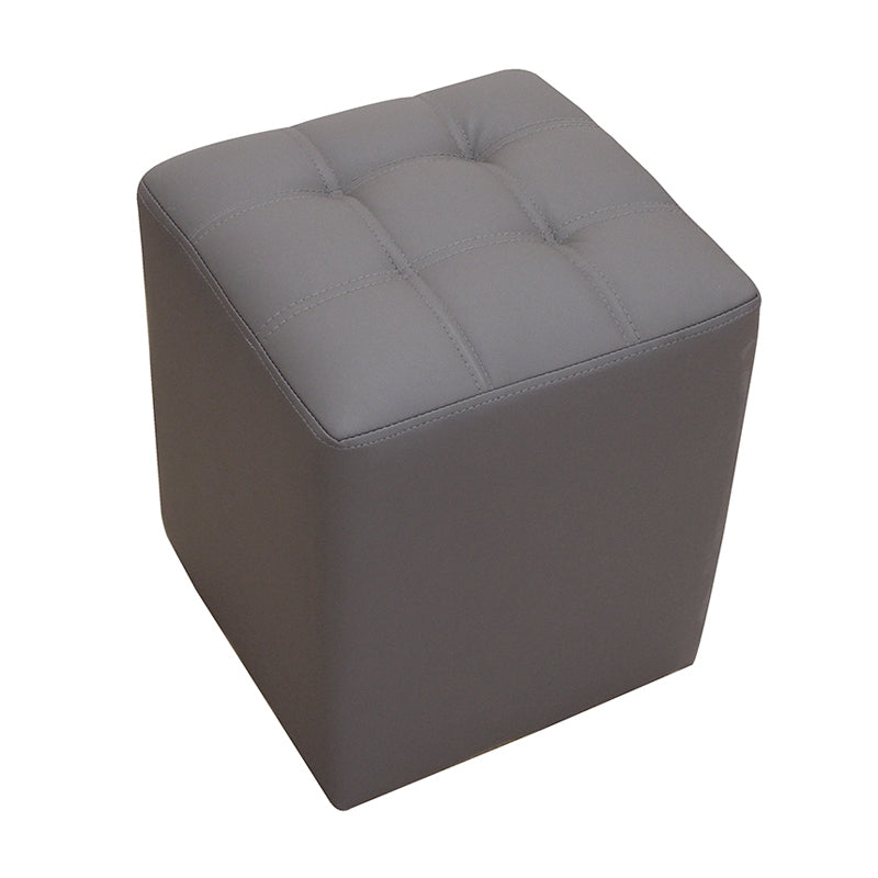 CUBE GREY PU ΣΚΑΜΠΟ 35x35x42