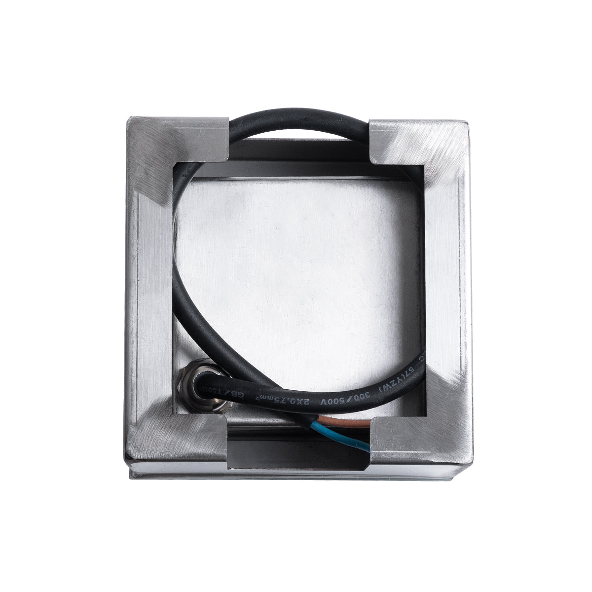CYBOLITHOS 60366 Χωνευτό Φωτιστικό Σποτ Δαπέδου LED 2W 270lm 120° DC 24V Αδιάβροχο IP68 IK06 Μ10 x Π10 x Υ8cm 6000K Dimmable - Tempered Γαλακτερό Γυαλί & Ανοξείδωτο Ατσάλι - Bridgelux Chip