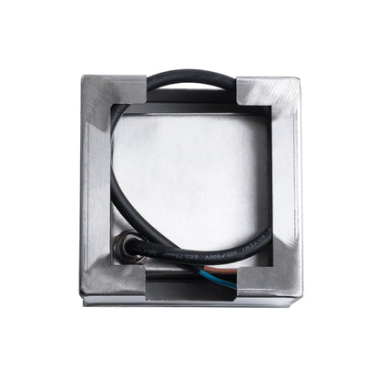 CYBOLITHOS 60366 Χωνευτό Φωτιστικό Σποτ Δαπέδου LED 2W 270lm 120° DC 24V Αδιάβροχο IP68 IK06 Μ10 x Π10 x Υ8cm 6000K Dimmable - Tempered Γαλακτερό Γυαλί & Ανοξείδωτο Ατσάλι - Bridgelux Chip