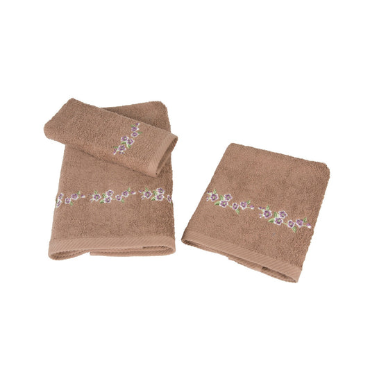 Πετσέτες Σετ 3 Τμχ Light Cigar Design 4