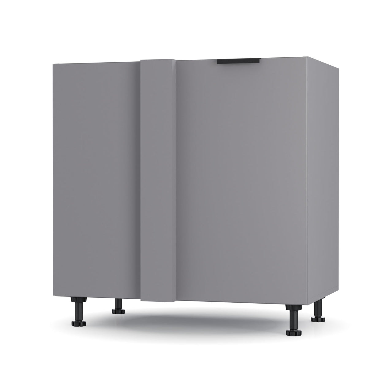Craft Κάτω Γωνιακό Ντουλάπι Γραφίτη 100x48x82
