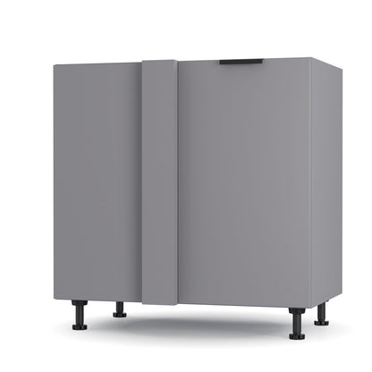 Craft Κάτω Γωνιακό Ντουλάπι Γραφίτη 100x48x82