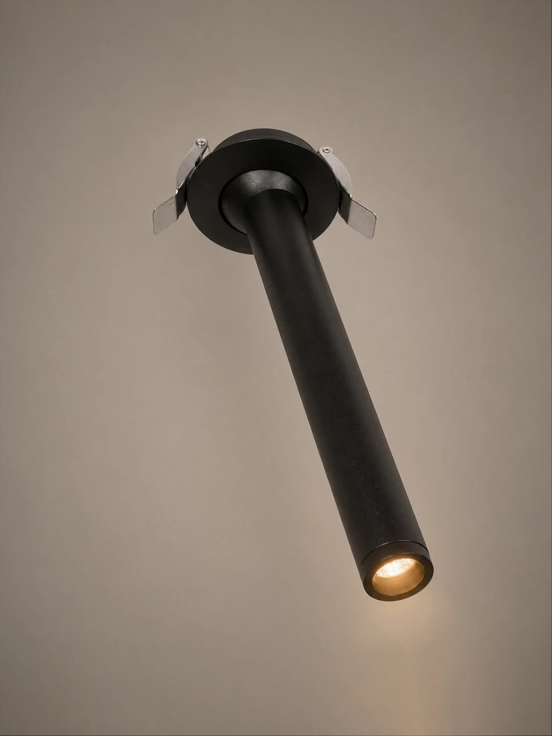 DALE KLV-101-0386 Χωνευτό Κινούμενο Φωτιστικό Downlight Σποτ LED 5W 625lm 38° AC 220-240V IP20 Θερμό Λευκό 2700K - Bridgelux COB Chip & TÜV SÜD Driver - Μαύρο Ματ - Μ6.4 x Π6.4 x Υ20 / Q5.5εκ
