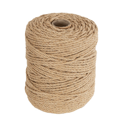 DECOR-ROPE 35050 Εύκαμπτο Διακοσμητικό Σχοινί Τριχιά Πλεκτό 200 Μέτρα Διαμέτρου 5mm Μπεζ D5mm x L200m