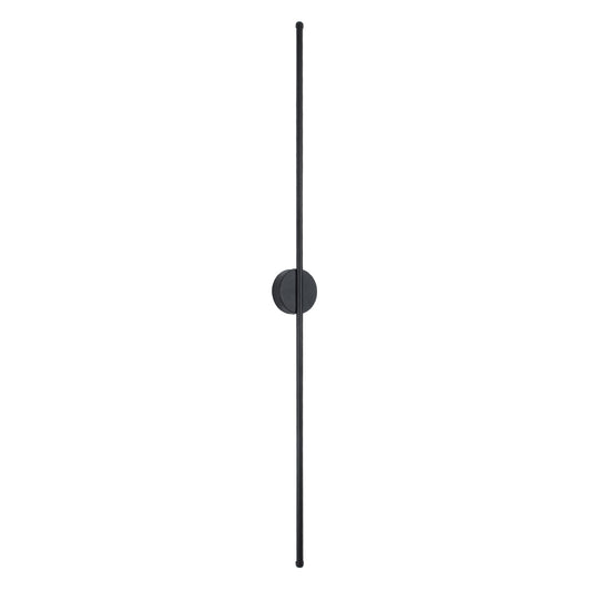 DIADEM 61333 Μοντέρνο Φωτιστικό Τοίχου - Απλίκα LED 18W 2160lm 120° AC 220-240V IP20 Ρυθμιζόμενο Λευκό CCT με On/Off 2700K/4500K/6000K - Lumileds SMD Chip - Μαύρο Ματ - Μ10 x Π4 x Υ120