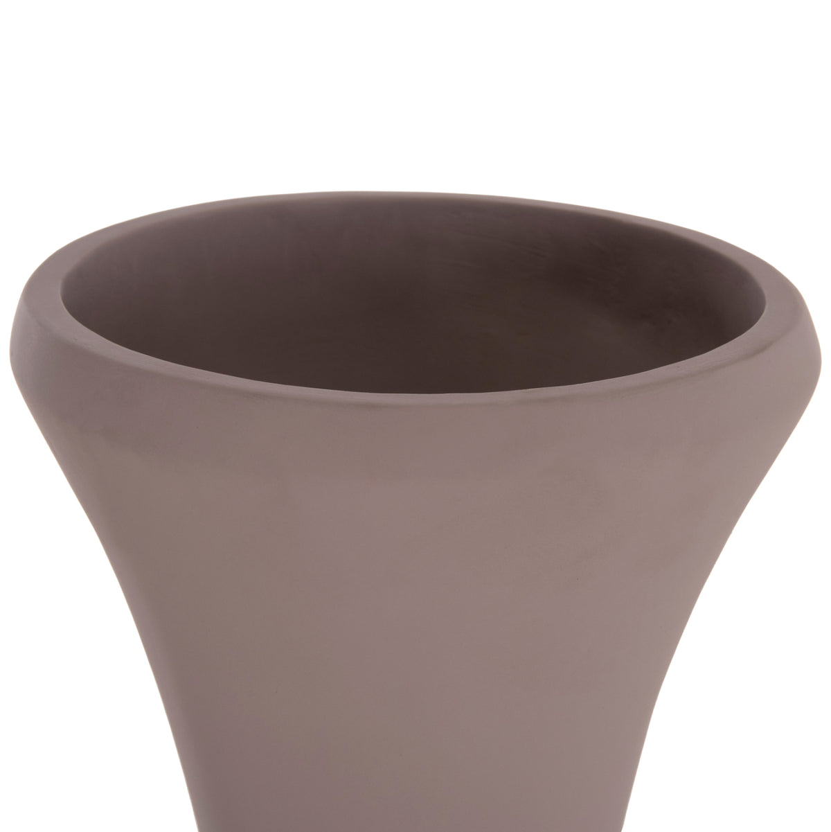 ΔΙΑΚΟΣΜΗΤΙΚΟ ΒΑΖΟ ΔΑΠΕΔΟΥ NEBULA FIBER CEMENT TAUPE ΞΥΛΟ ΤΕΑΚ Φ45x115