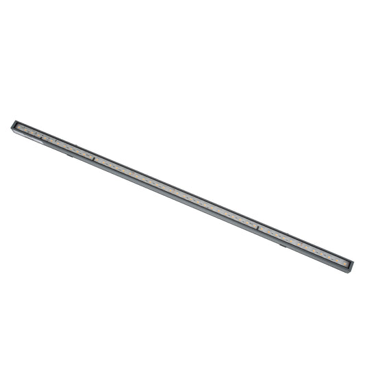 DIGI-BAR 90209 Ψηφιακή Μπάρα Φωτισμού Wall Washer Digital Pixel Facade Tuber Bar LED 12W 840lm 90° DC 24V Αδιάβροχο IP65 L100 x W3.2 x H3cm Θερμό Λευκό 2700K DMX512 - Ασημί με Διάφανο Κάλυμμα