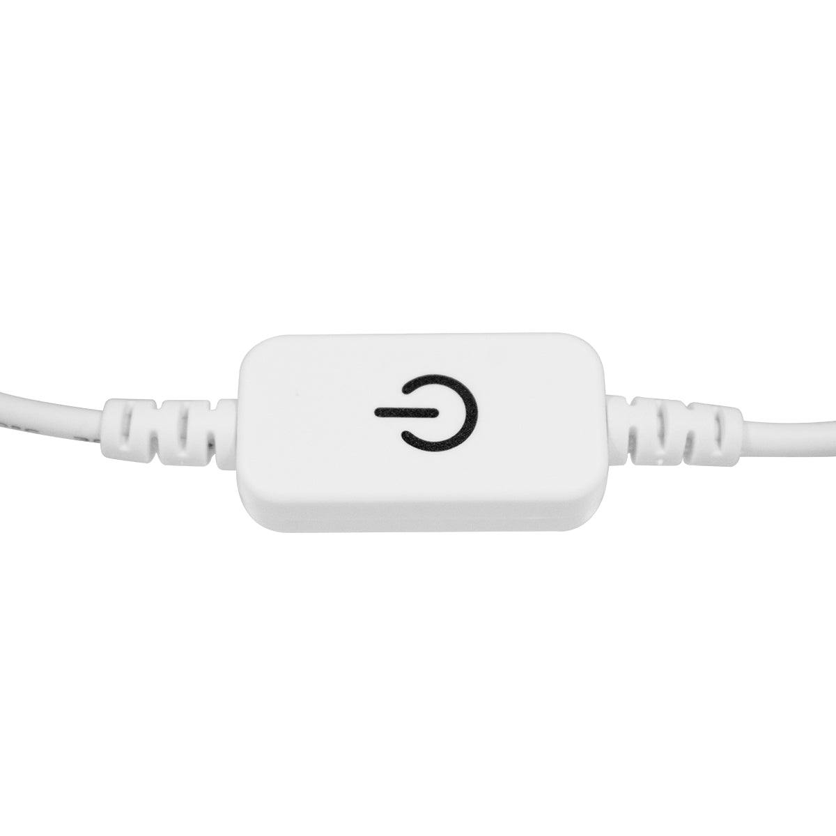 DIMMERANO 73303 Διακόπτης Αφής On/Off & Push Dimming με 1 x 5A 120W Κανάλι DC 12-24V 5A 120W Max IP20 - Λευκό - Μ25 x Π2.3 x Υ1.1