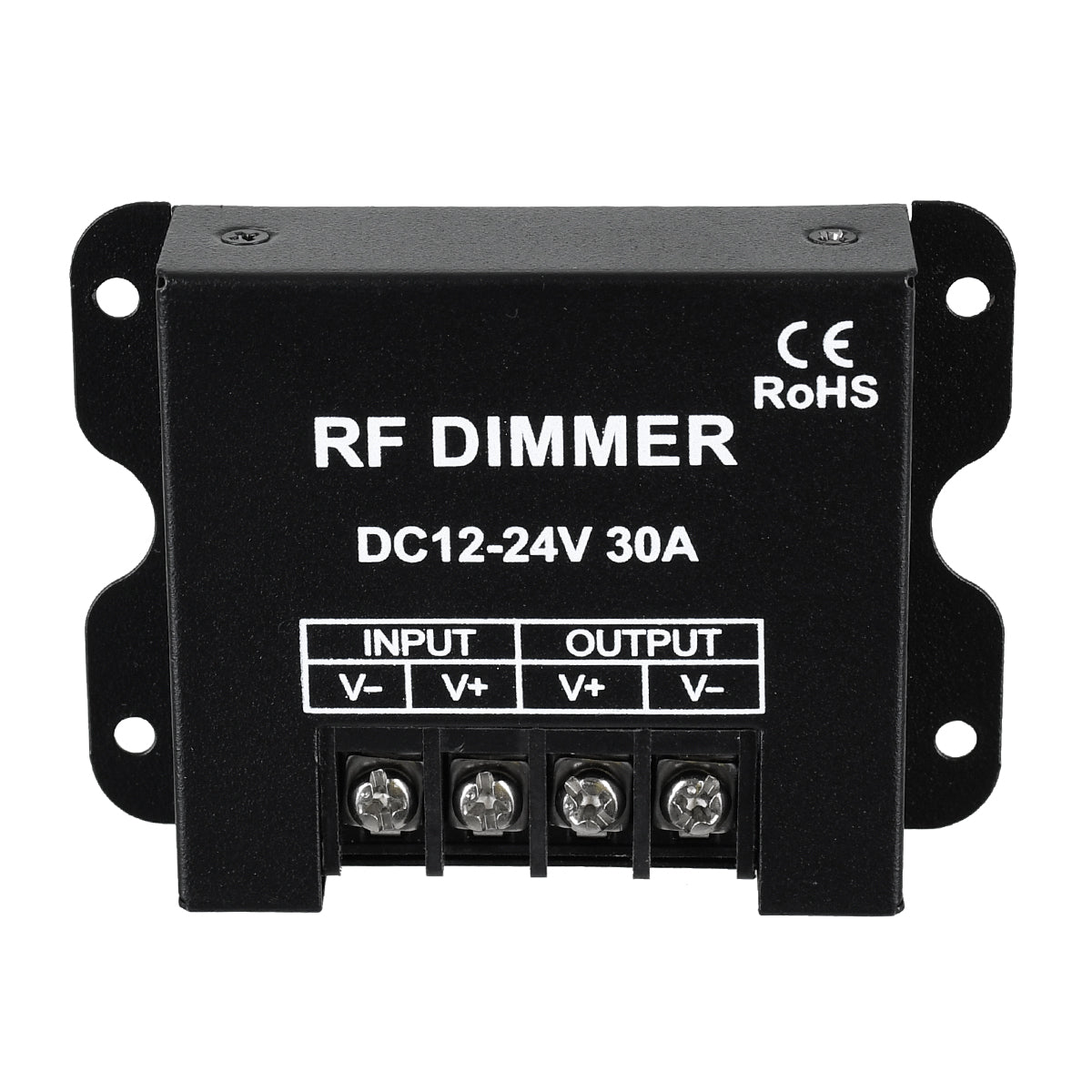 DIMMERME 73310 Σετ Dimmer με RF Ασύρματο Χειριστήριο με 1 x 30A 720W Κανάλι DC 12-24V 30A 720W Max IP20 - RF2.4Ghz - Μ8.7 x Π6.2 x Υ2