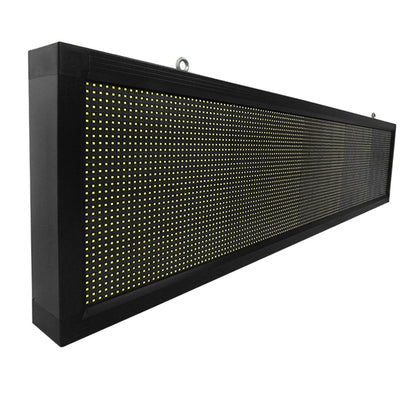 DISPLAY 90280 Κυλιόμενη Ψηφιακή Επιγραφή 160x32cm P10 Μονής Όψης LED AC 220-240V Αδιάβροχο IP65 Ψυχρό Λευκό 6000K - WiFi Control μέσω FK APP - Αισθητήρας Θερμοκρασίας & Υγρασίας - Μ168 x Π9 x Υ40