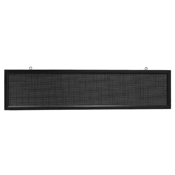 DISPLAY 90285 Κυλιόμενη Ψηφιακή Επιγραφή 160x32cm P10 Μονής Όψης LED AC 220-240V Αδιάβροχο IP65 RGBW - WiFi Control μέσω FK APP - Αισθητήρας Θερμοκρασίας & Υγρασίας - Μ168 x Π9 x Υ40