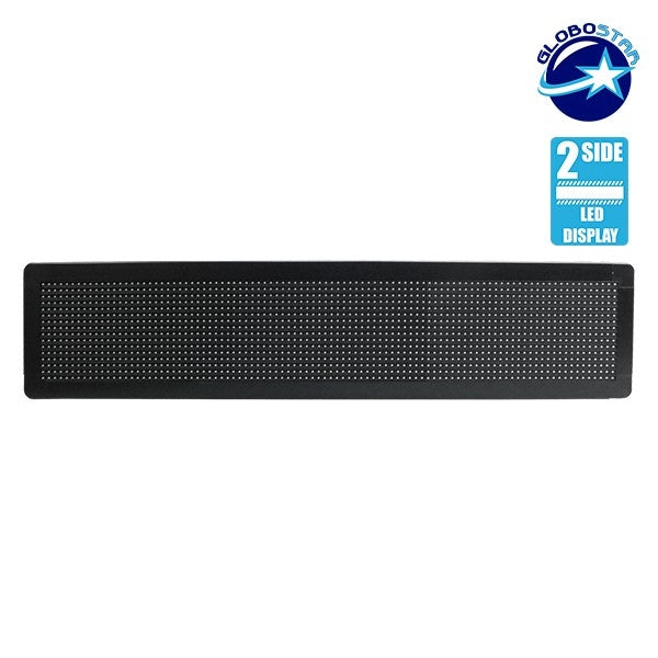 DISPLAY 90300 Κυλιόμενη Ψηφιακή Επιγραφή P10 Διπλής Όψης LED AC 220-240V Αδιάβροχο IP65 Ψυχρό Λευκό 6000K - WiFi Control μέσω FK APP - Αισθητήρας Θερμοκρασίας & Υγρασίας - Μ104 x Π12 x Υ20