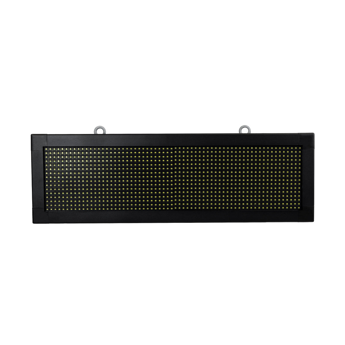 DISPLAY 90316 Κυλιόμενη Ψηφιακή Επιγραφή 64x16cm P10 Διπλής Όψης LED AC 220-240V Αδιάβροχο IP65 Ψυχρό Λευκό 6000K - WiFi Control μέσω FK APP - Αισθητήρας Θερμοκρασίας & Υγρασίας - Μ70.5 x Π11 x Υ22.5