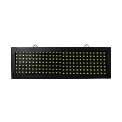DISPLAY 90316 Κυλιόμενη Ψηφιακή Επιγραφή 64x16cm P10 Διπλής Όψης LED AC 220-240V Αδιάβροχο IP65 Ψυχρό Λευκό 6000K - WiFi Control μέσω FK APP - Αισθητήρας Θερμοκρασίας & Υγρασίας - Μ70.5 x Π11 x Υ22.5