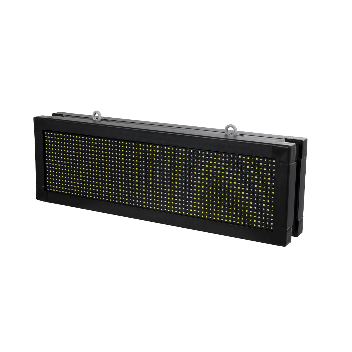 DISPLAY 90316 Κυλιόμενη Ψηφιακή Επιγραφή 64x16cm P10 Διπλής Όψης LED AC 220-240V Αδιάβροχο IP65 Ψυχρό Λευκό 6000K - WiFi Control μέσω FK APP - Αισθητήρας Θερμοκρασίας & Υγρασίας - Μ70.5 x Π11 x Υ22.5