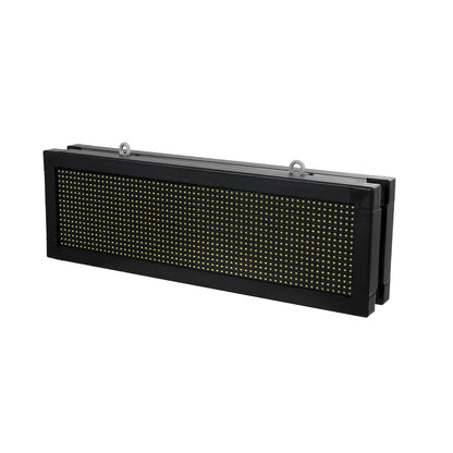 DISPLAY 90316 Κυλιόμενη Ψηφιακή Επιγραφή 64x16cm P10 Διπλής Όψης LED AC 220-240V Αδιάβροχο IP65 Ψυχρό Λευκό 6000K - WiFi Control μέσω FK APP - Αισθητήρας Θερμοκρασίας & Υγρασίας - Μ70.5 x Π11 x Υ22.5
