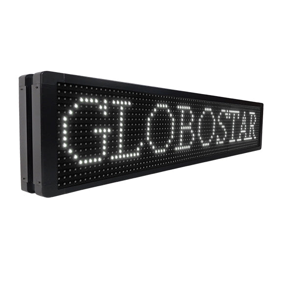 DISPLAY 90330 Κυλιόμενη Ψηφιακή Επιγραφή P10 Διπλής Όψης LED AC 220-240V Αδιάβροχο IP65 Ψυχρό Λευκό 6000K - WiFi Control μέσω FK APP - Αισθητήρας Θερμοκρασίας & Υγρασίας - Μ168 x Π12 x Υ40