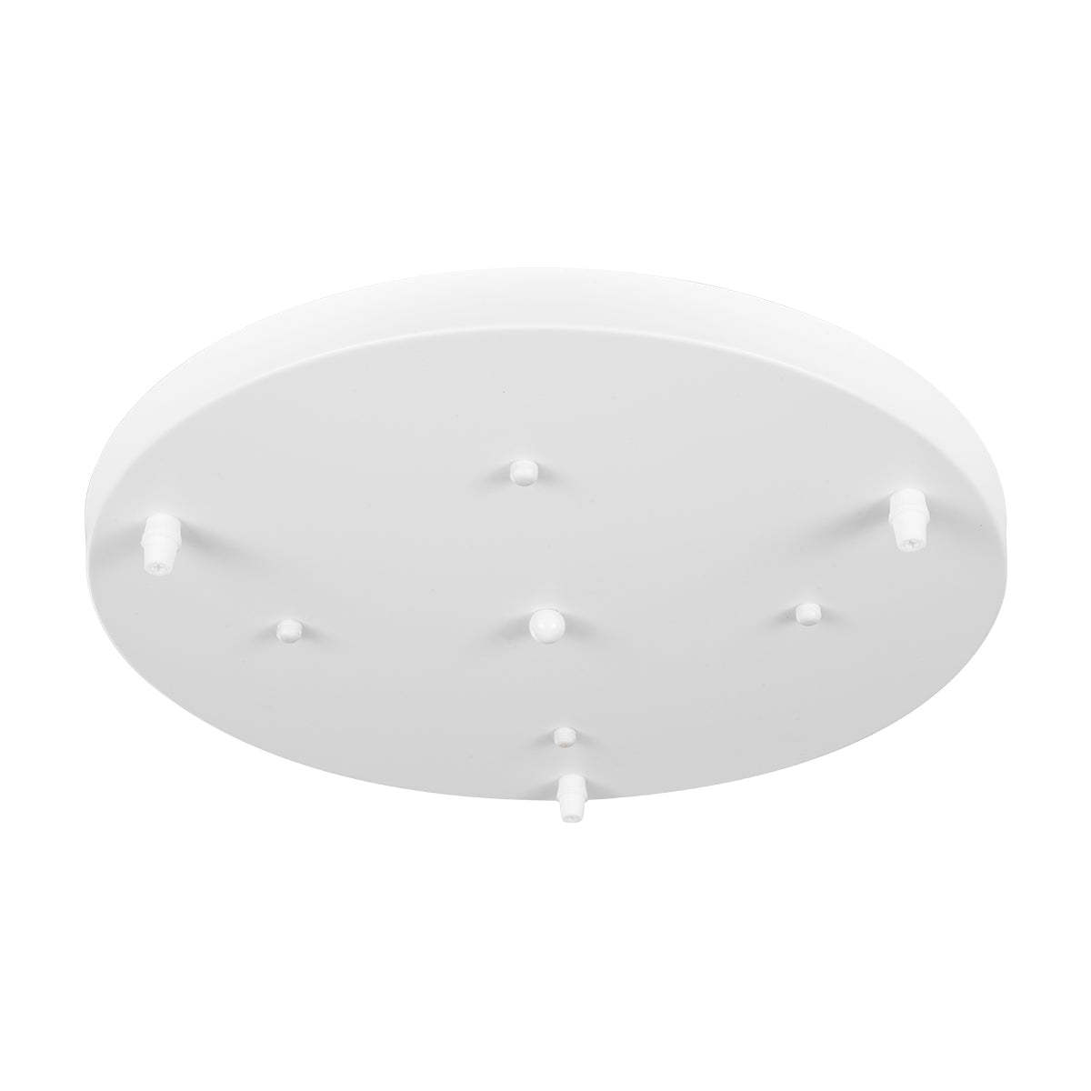 DIY 77540 Επιτοίχια Στρογγυλή Ροζέτα - Βάση για 3 Κρεμαστά Φωτιστικά - Φ40 x Υ3cm - Λευκό - Μεταλλικό
