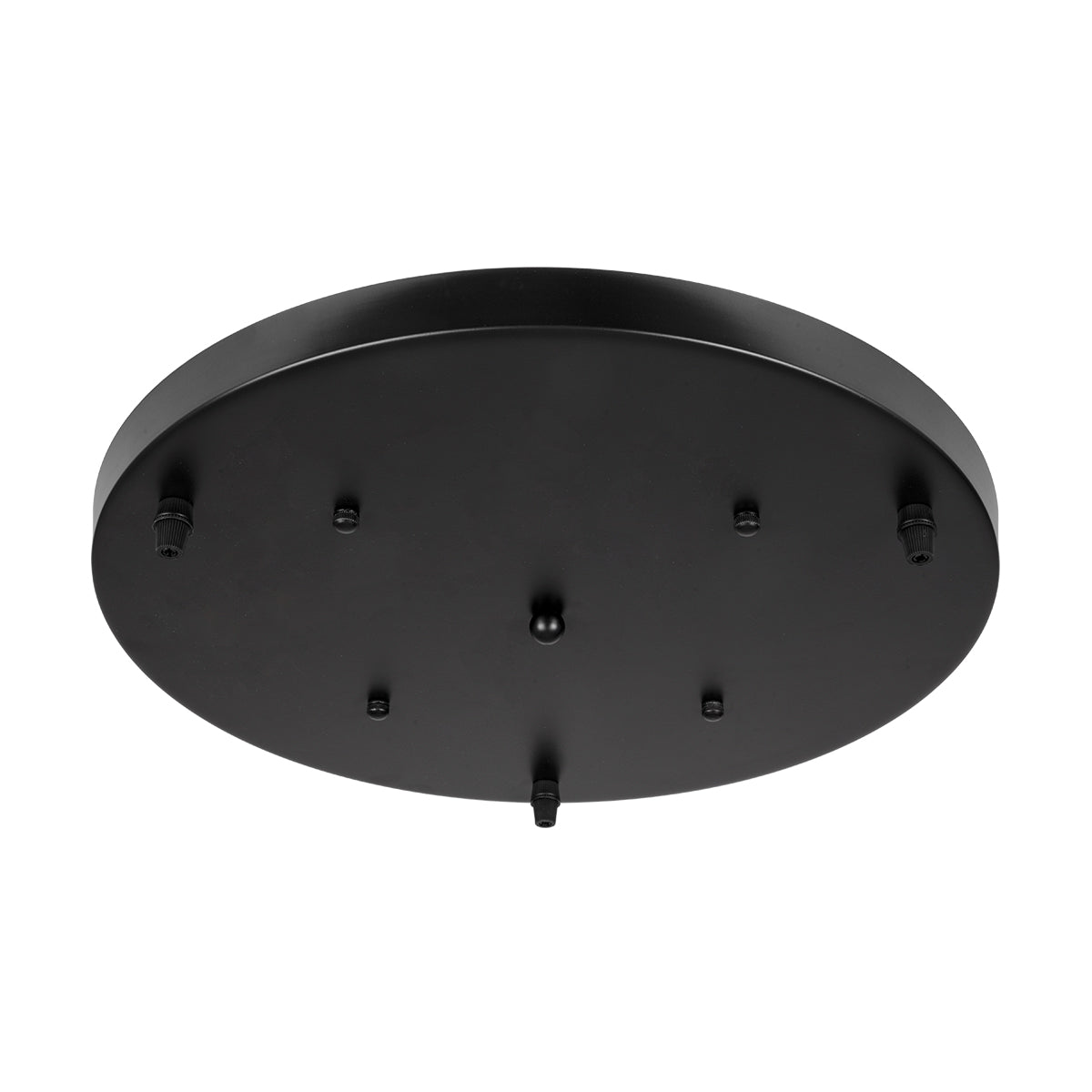 DIY 77541 Επιτοίχια Στρογγυλή Ροζέτα - Βάση για 3 Κρεμαστά Φωτιστικά - Φ40 x Υ3cm - Μαύρο - Μεταλλικό