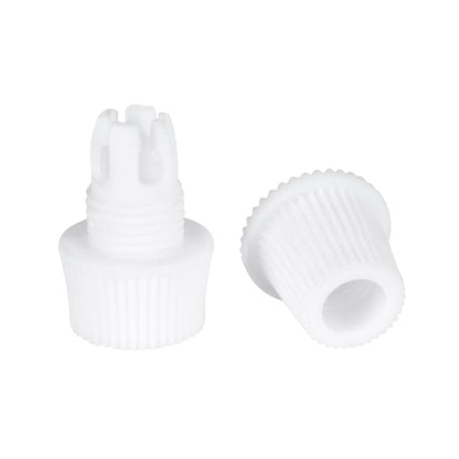 DIY 77563 Επιτοίχιος Στυπιοθλίπτης - Στήριγμα Καλωδίου Φωτιστικού - Φ1.6 x Υ2.3cm - Λευκό - Πλαστικό
