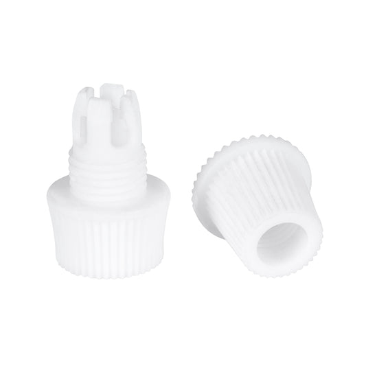 DIY 77563 Επιτοίχιος Στυπιοθλίπτης - Στήριγμα Καλωδίου Φωτιστικού - Φ1.6 x Υ2.3cm - Λευκό - Πλαστικό