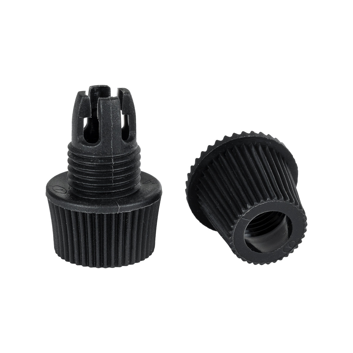 DIY 77564 Επιτοίχιος Στυπιοθλίπτης - Στήριγμα Καλωδίου Φωτιστικού - Φ1.6 x Υ2.3cm - Μαύρο - Πλαστικό
