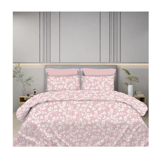 Σετ Σεντόνια 2x(2,45x2,60εκ) + 2x(52x72εκ) Daisy Dusty Rose