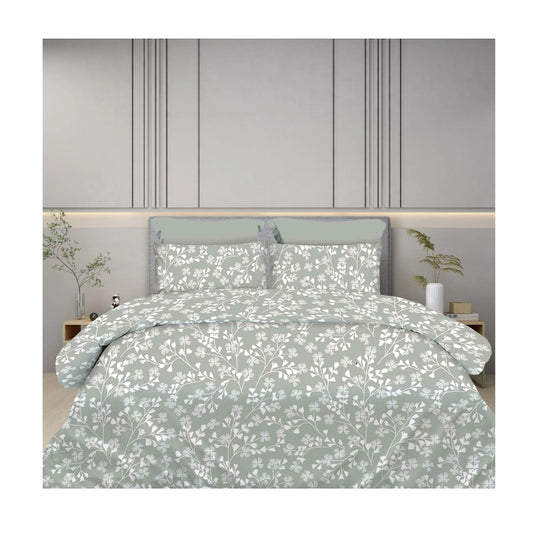 Σετ Σεντόνια 2x(2,45x2,60εκ) + 2x(52x72εκ) Daisy Grey